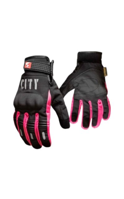 GUANTES MADBIKE CITY ROSA MUJER