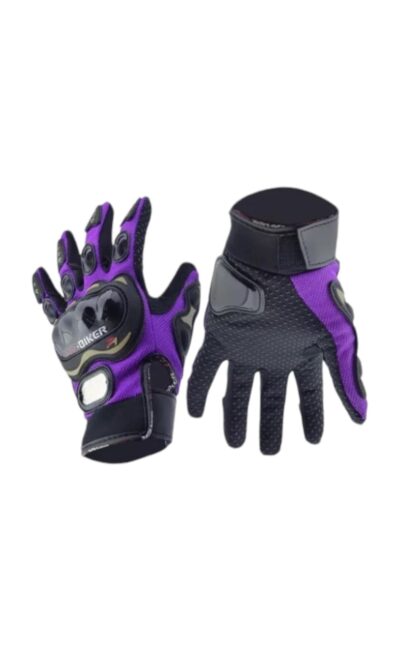 GUANTES MOTOCICLETA PROBIKER MORADO