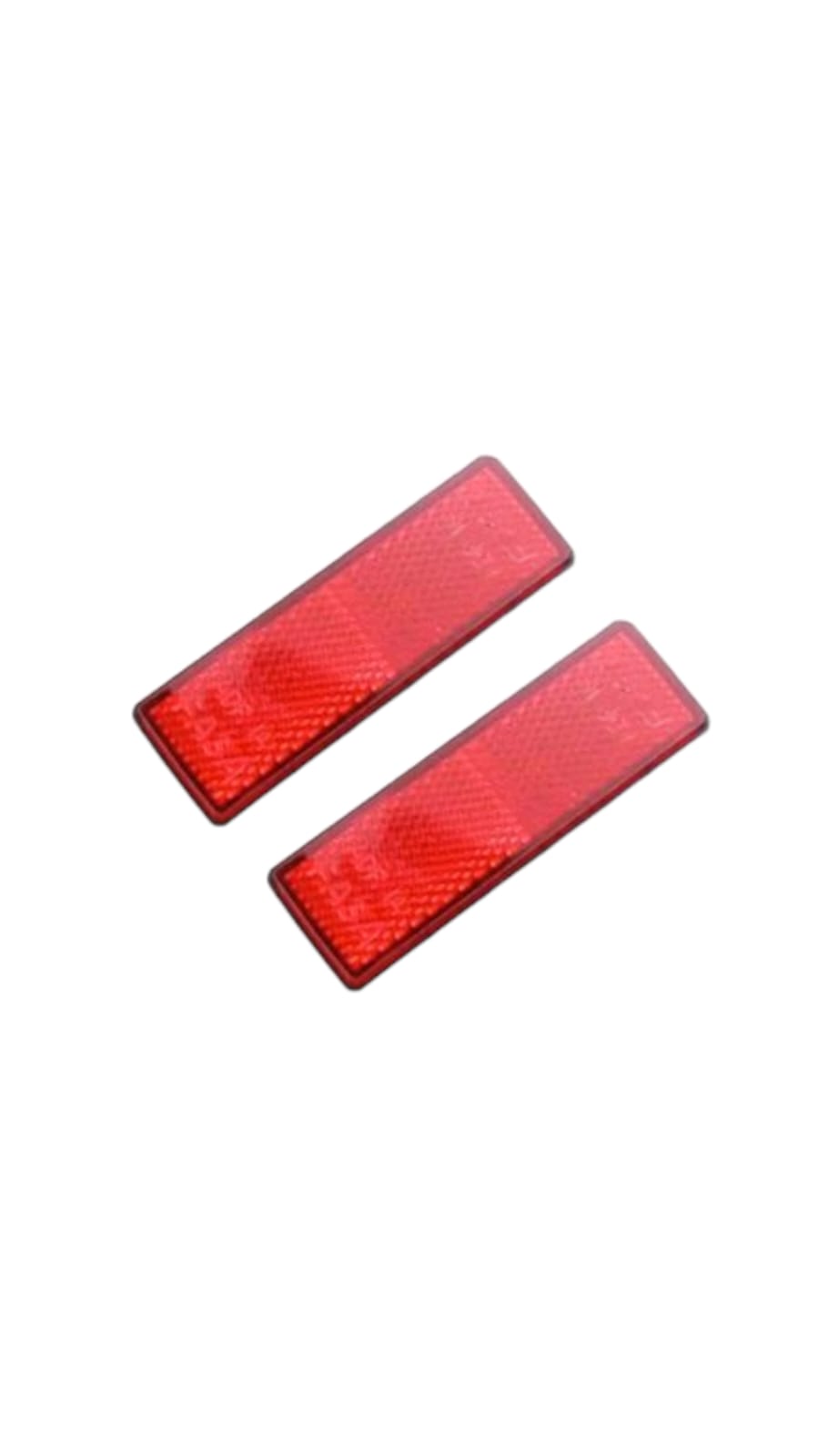 PAR REFLECTANTE RECTANGULAR ROJO