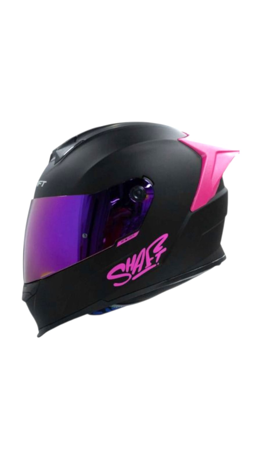 CASCO MOTO INTEGRAL SHAFT NEGRO/ROSA