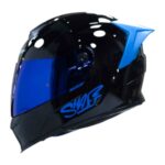 CASCO MOTO SHAFT INTEGRAL NEGRO/AZUL