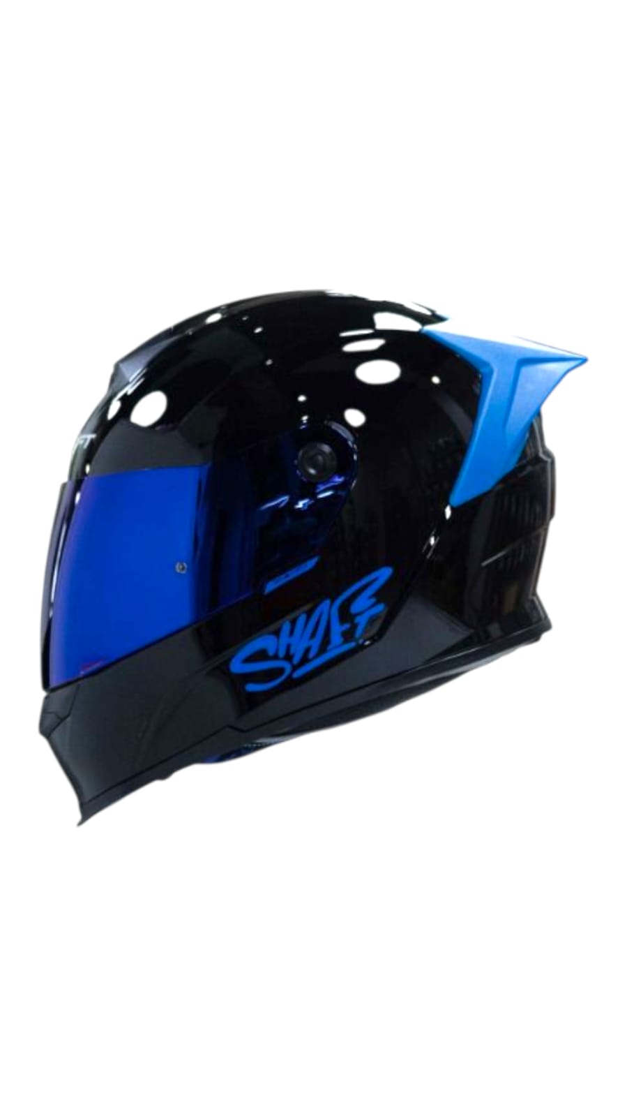 CASCO MOTO SHAFT INTEGRAL NEGRO/AZUL
