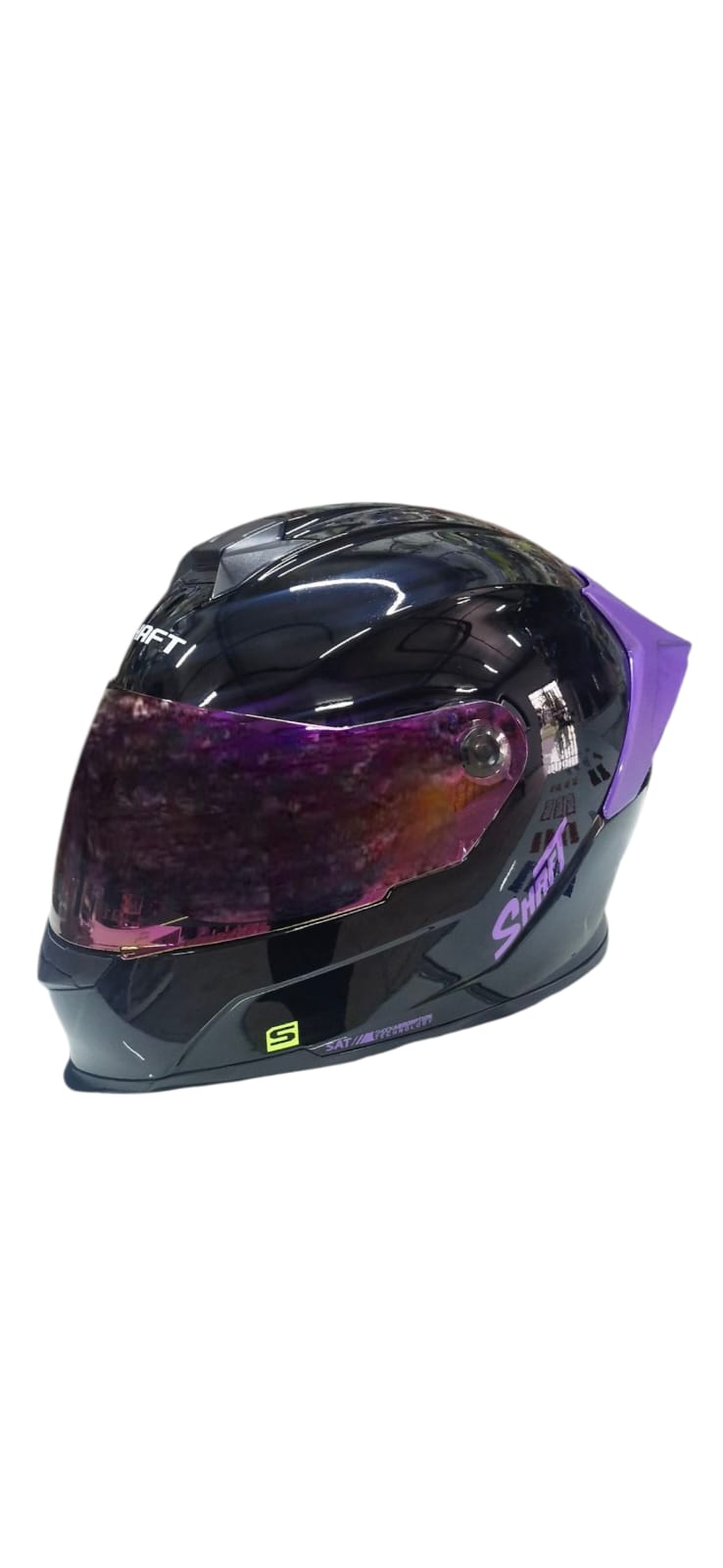 CASCO SHAFT INTEGRAL NEGRO/MORADO