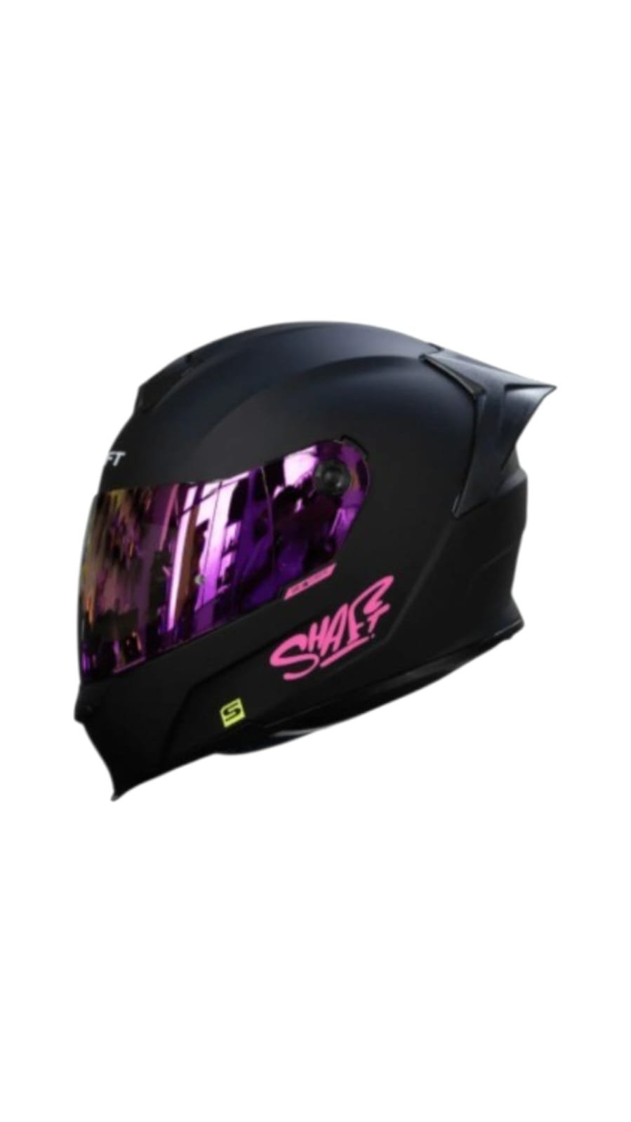 CASCO MOTO INTEGRAL SHAFT NEGRO/ROSA