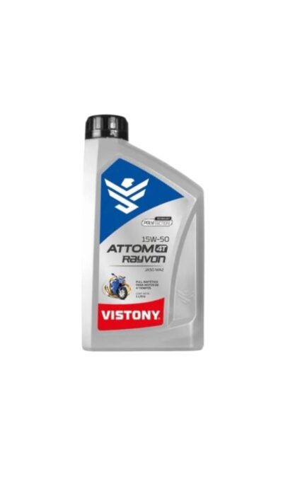ACEITE VISTONY ATTOM SINTETICO RAYVON 15W50 1LT