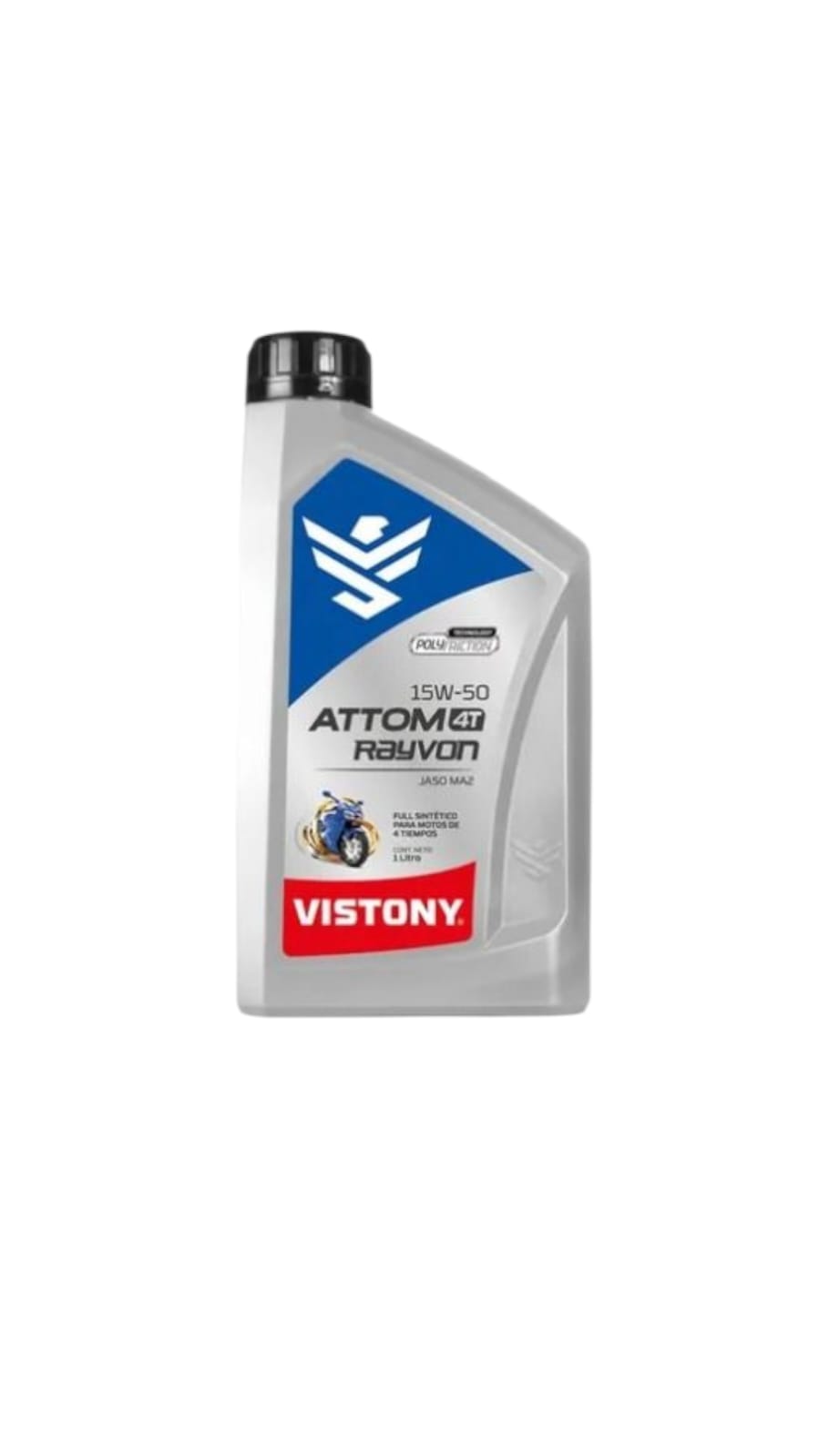 ACEITE VISTONY ATTOM SINTETICO RAYVON 15W50 1LT