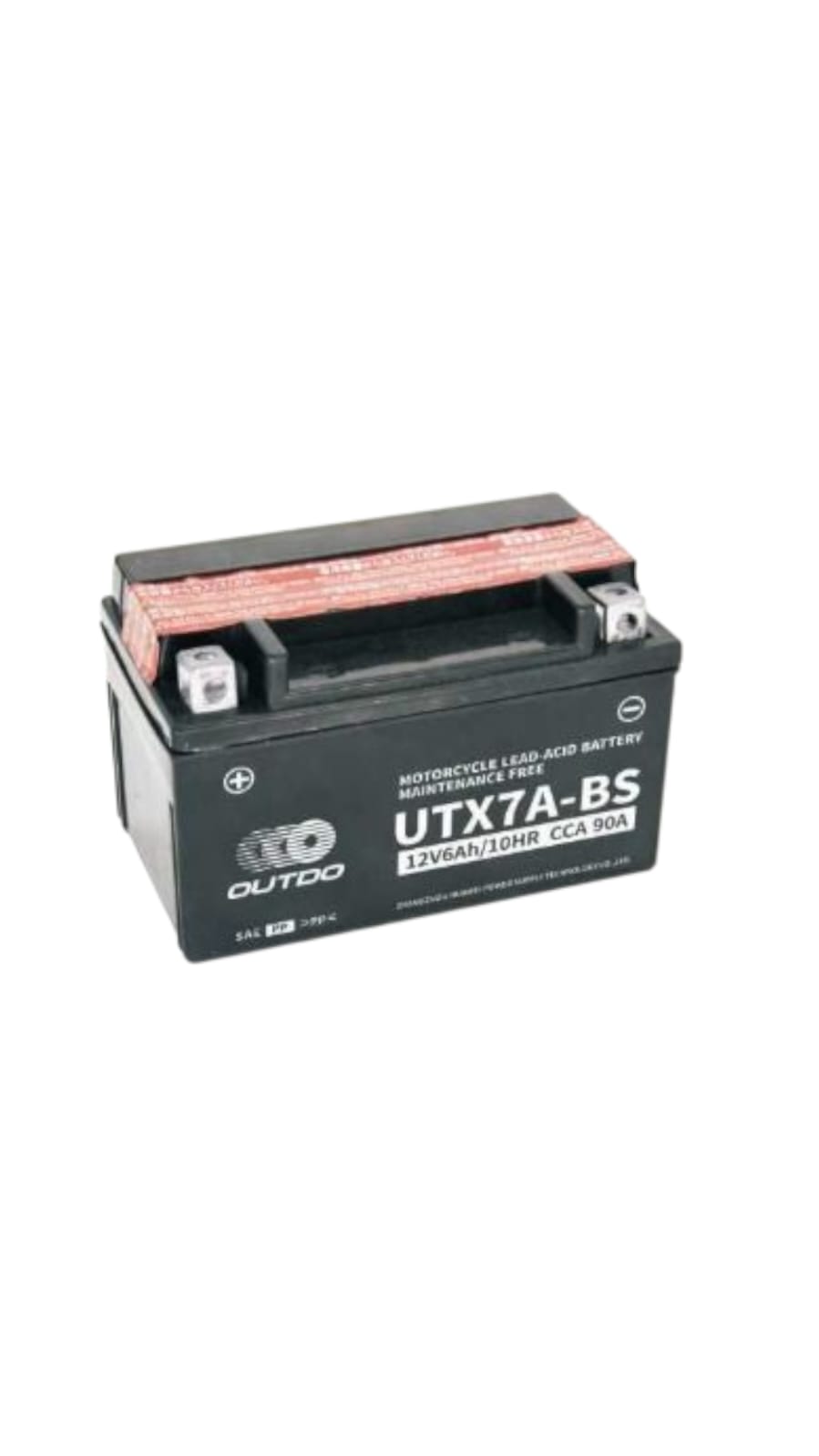 BATERIA OUTDO UTX7A-BS / YTX7A-BS 6 AMP. 90 CCA