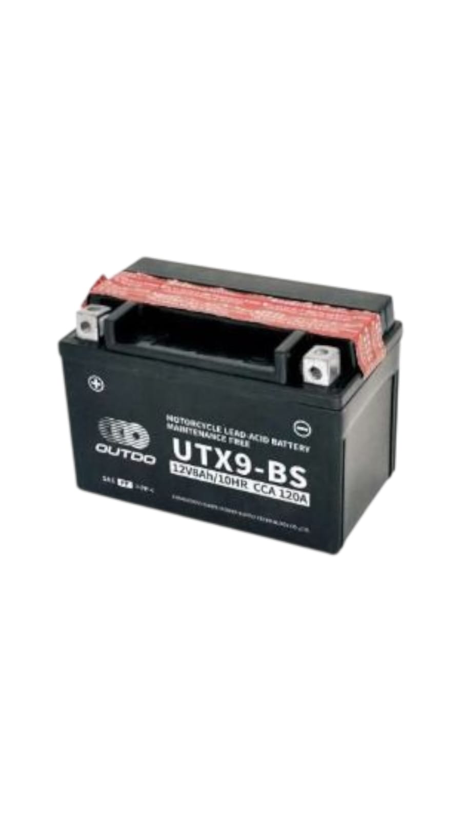 BATERIA OUTDO UTX9-BS / YTX9-BS 8 AMP. 120 CCA