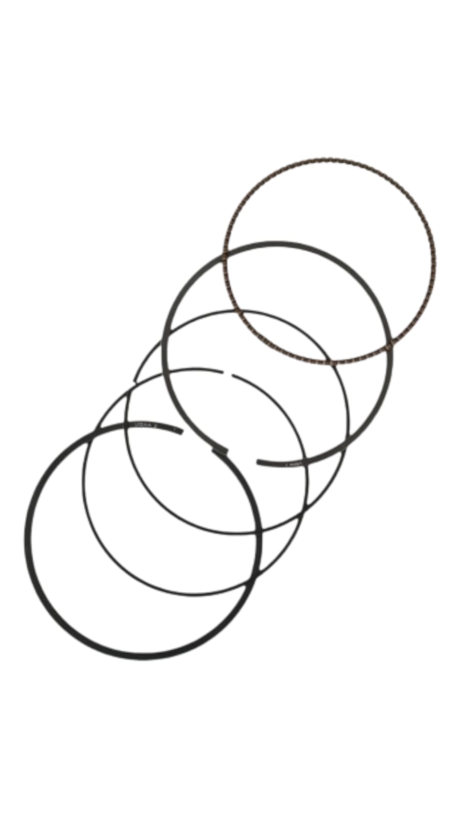 ANILLOS PISTON STANDAR SUZUKI GIXXER 150 - SUZUKI ORIGINAL