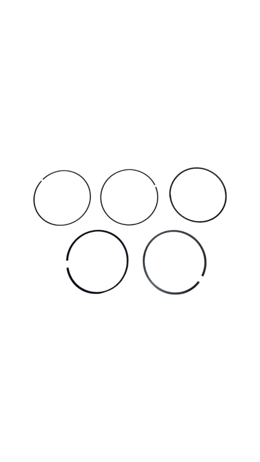 ANILLOS PISTON STANDAR HAOJUE KA150 / TR150