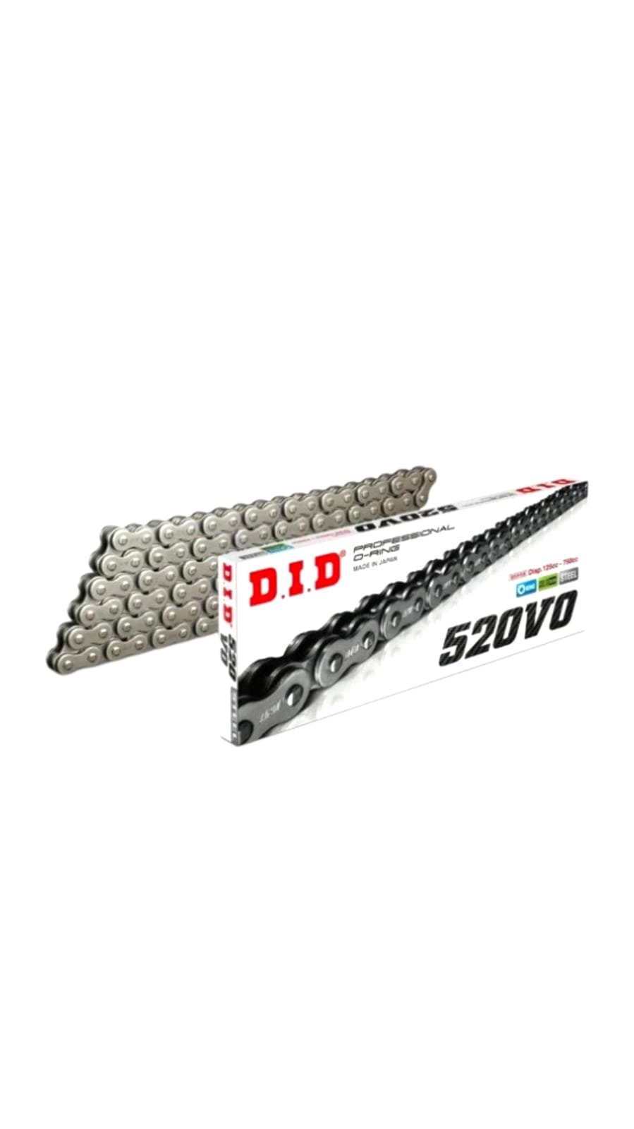 CADENA TRANSMISION 520HO 130 ORING JAPON - DID