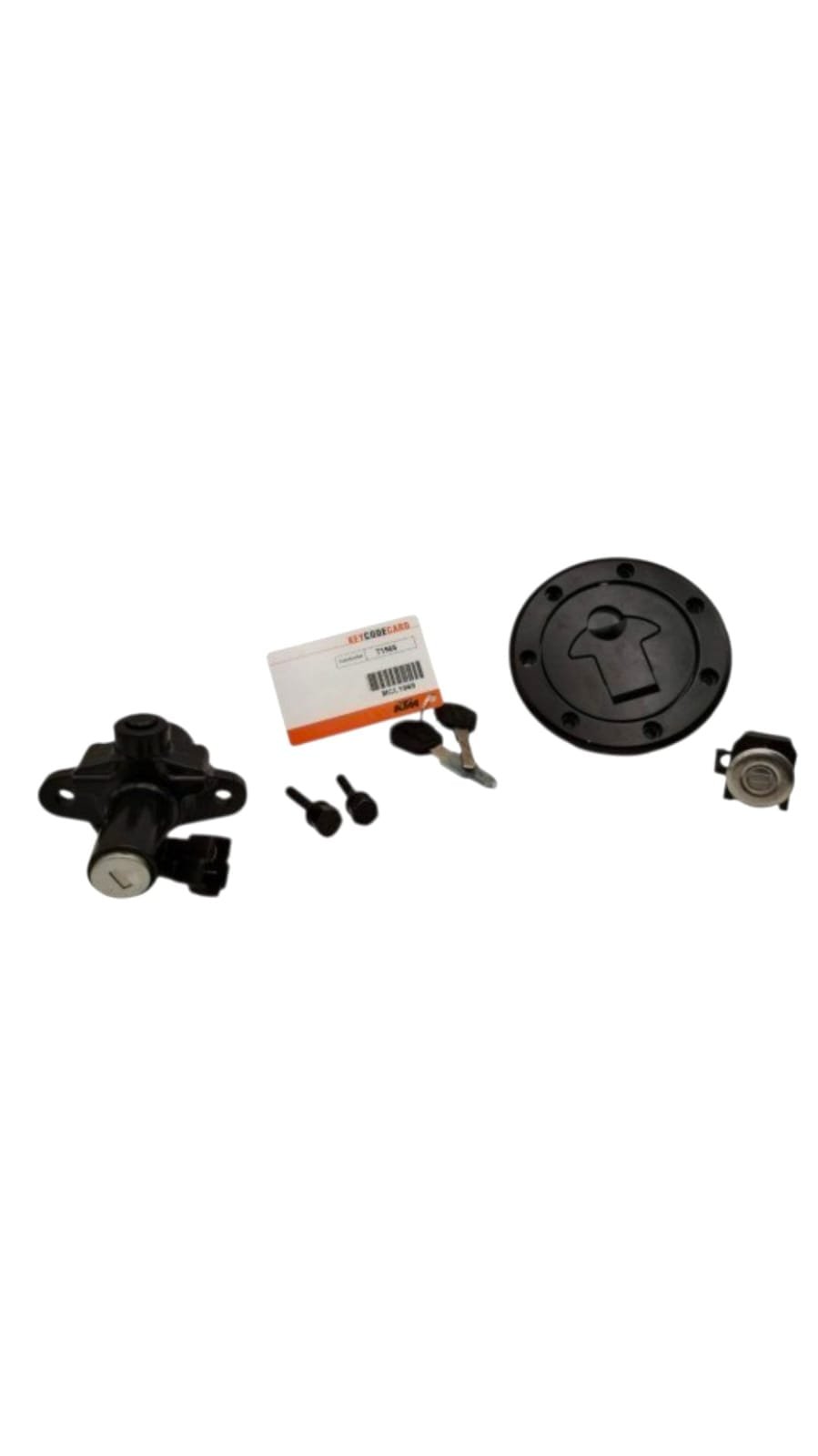 KIT CHAPA ENCENDIDO KTM 200/250/390 NG CON TAPA ESTANQUE