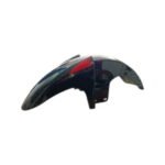 TAPABARRO DELANTERO EUROMOT REX 150 NEGRO CALCO ROJO